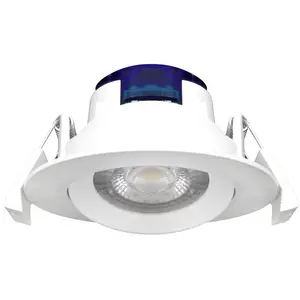 Comparateur de prix : BRAYTRON Spot Led Encastrable Rond Blanc 5w Ip20 3000k