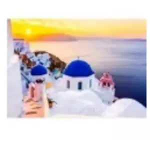 Puzzle 1000 pièces Enjoy - Lever de soleil sur Santorin, Grèce pas cher