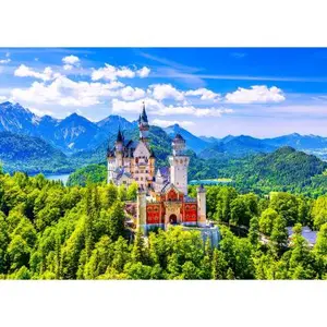 Non communiqué Puzzle 1000 pièces Enjoy - Château de Neuschwanstein en été, Allemagne pas cher