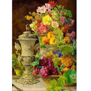 Puzzle 1000 pièces : Ferdinand Georg Waldmuller : Nature morte aux fruits pas cher