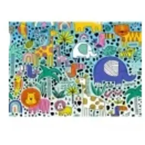 Puzzle 1000 pièces ENJOY - Doodle Safari pas cher