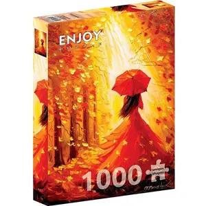 Puzzle 1000 pièces ENJOY - Dame Automne pas cher