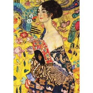 Non communiqué Puzzle 1000 pièces Enjoy - Gustav Klimt : La Dame à l'éventail pas cher