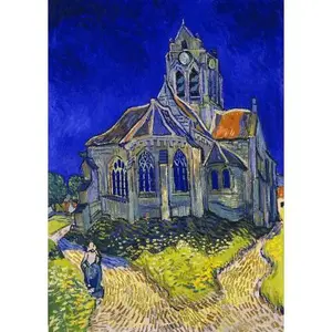 Non communiqué Puzzle 1000 pièces Enjoy - Vincent Van Gogh : L'Église d'Auvers-sur-Oise pas cher