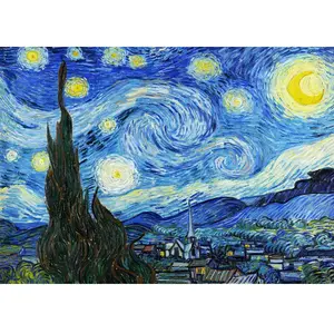 Van Gogh - Nuit Etoilée sur le Rhône 1000 Pièces Enjoy Puzzle pas cher
