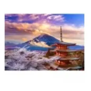 Puzzle 1000 pièces Enjoy - Mont Fuji au printemps, Japon pas cher