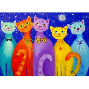 Puzzle 1000 pièces ENJOY - Chats souriants pas cher