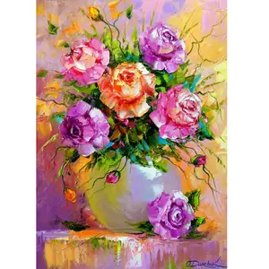 Puzzle 1000 pièces ENJOY - Bouquet de Roses pas cher