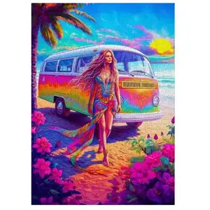 EnjoyPuzzle Puzzle 1000 pièces : Hippie dans l'âme pas cher
