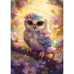 EnjoyPuzzle Puzzle 1000 Pièces : Gentil Hibou pas cher