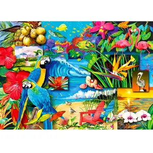 Non communiqué Puzzle 1000 pièces ENJOY - Trésors Tropicaux pas cher