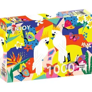 Puzzle 1000 pièces ENJOY - Cacatoès pas cher