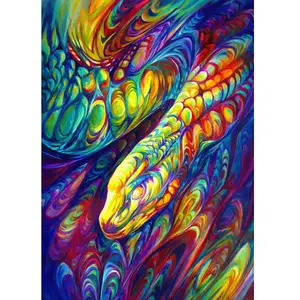Puzzle 1000 pièces ENJOY - Serpent arc-en-ciel pas cher