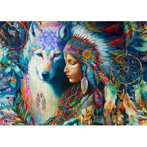 Puzzle 1000 Pièces : Princesse Native pas cher
