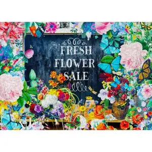 EnjoyPuzzle Puzzle 1000 Pièces : Vente de fleurs pas cher