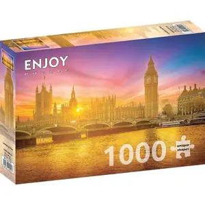 Puzzle 1000 pièces ENJOY - Londres en feu pas cher