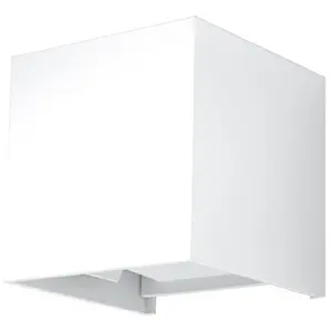 Comparateur de prix : Sollux Luca - Applique Murale Led 1 Light Up Down Flush Blanc