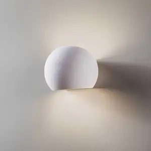 SOLLUX LIGHTING Applique Bullet up/down en céramique blancheVendu parluminaire