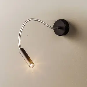 SOLLUX LIGHTING Applique Flexa avec bras flexible, noir pas cher