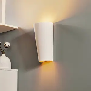 SOLLUX LIGHTING Applique Ice up/down en céramique blancheVendu parluminaire