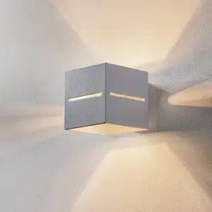 SOLLUX LIGHTING Applique Top up/down, corps de lampe grisVendu parluminaire