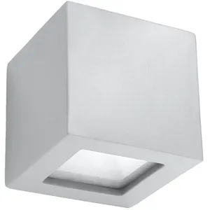 Comparateur de prix : Applique en céramique/verre 1 lampes 14x14x14cm Sollux