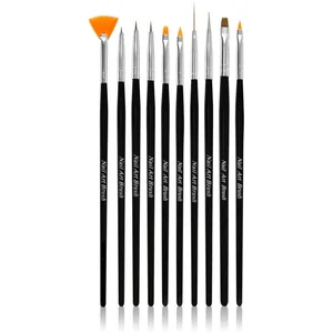 NEONAIL Nail Art Brushes kit de pinceaux ongles 10 pcsVendu parnotino