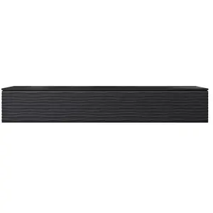 MIRJAN24 Meuble TV 180 cm WILLA D - noir graphite 2 pas cher