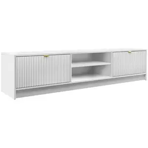 Mirjan24 Mobilier1 - Meuble tv Comfivo J101, Blanc, Le nombre de porte... pas cher