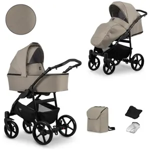 Poussette combinée 2-en-1 Kunert Mata Noir Mocca