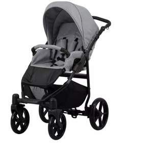 KUNERT BABY Poussette mata 09 b grey cadre noir MATA_09-B GREY/ Black frame
