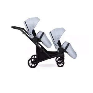 Kunert Baby - Poussette Brav DUO 3 in1 sièges auto Baby Blue Eco