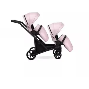 Kunert Baby - Poussette Brav DUO 3 in1 sièges auto Baby Pink Eco