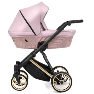 Poussette Kunert Ivento Ive 13 Eco 2-en-1 15kg Rose Metalic Gold