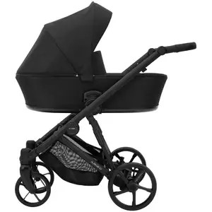 Kunert Baby - Poussette Arizo 01 noir- Cadre noir pas cher