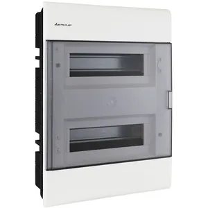 Tableau électrique encastrable 2x12 modules IP40 étanche Elektroplast