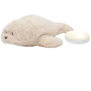 Peluche veilleuse Phoque nature bio sable