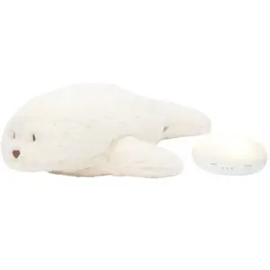 Peluche veilleuse Phoque nature bio blanc polaire