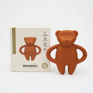Comparateur de prix : BB&Co Jouet de dentition ourson en caoutchouc naturel MARRON Moonie