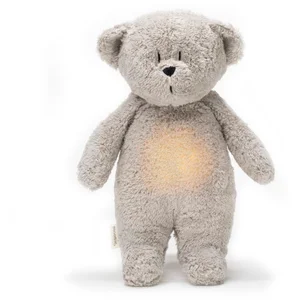 Moonie Peluche veilleuse Ours gris minéral
