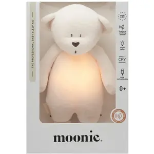 Moonie Bear 2.0 Organic Cream doudou avec mélodie 1 pcs