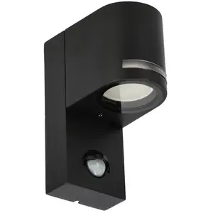 Comparateur de prix : Applique murale avec détecteur de mouvement PIR VIRA EDO 1 GU10 noir I...
