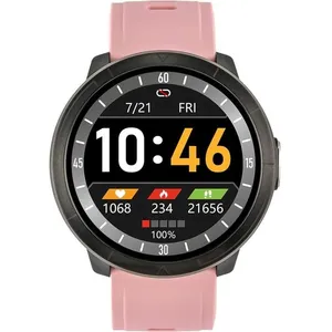Comparateur de prix : Montre Connectée - WATCHMARK - WM18 - Rose - Suivi de la Santé - Moniteur de Fréquence Cardiaque - Pédomètre