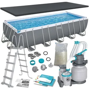 Piscine De Jardin Tubulaire 640 X 274 X 132 Cm 12 En 1 Bestway 5612bVendu parcdiscount