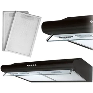 Hotte sous meuble - Berdsen BE-10A - 60 cm - Noir - LED - Filtre 5 cou...Vendu parcdiscount