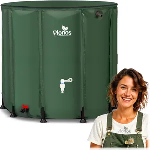 JANSHOP Réservoir deau de pluie - Plonos - PL-523 - 1000 L - PVC résis...