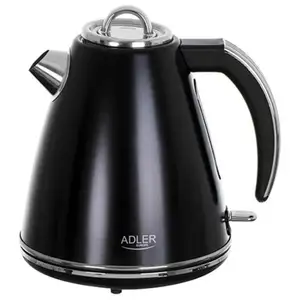 Comparateur de prix : Adler AD 1343 Bouilloire en métal noir 1,5 L STRIX