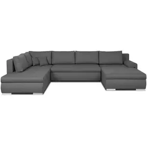 Comparateur de prix : Canapé d'angle panoramique convertible - 7 places - INDIAN - Tissu 100...