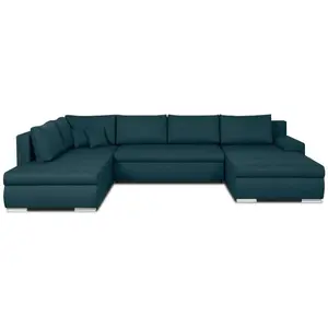 Comparateur de prix : Canapé d'angle panoramique convertible -7 places - INDIAN - Tissu 100%...