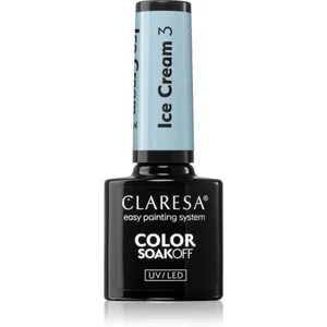 Claresa SoakOff UV/LED Color Ice Cream vernis à ongles gel teinte 5 g pas cher